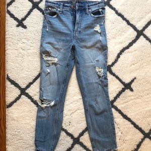 Size 26 Abercrombie Distressed skinny jeans